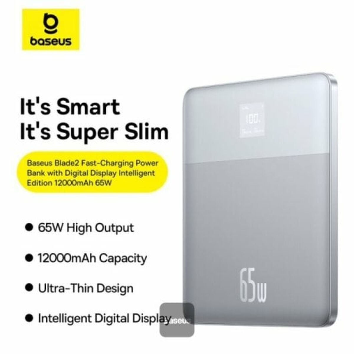 Powerbank Baseus P10063801S13-00 Silver-5